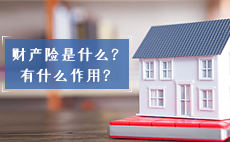 财产险是什么？有什么作用？